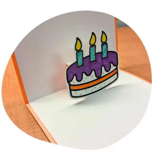 Event flyer: Friday Fun – Pop-Up Cards, November 20, 2026, 4–5 p.m., Peninsula Center Library, 701 Silver Spur Road, Rolling Hills Estates